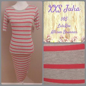 3/$50 - Lularoe Julia Dress - XXS - NWT